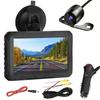 Tigwiss Backup Camera Monitor LCD Rear IP67 Dustproof and 12V Cigarette Lighter Easy 6m Extension Cable Included Set, 4.3-inch Monitor, Camera,