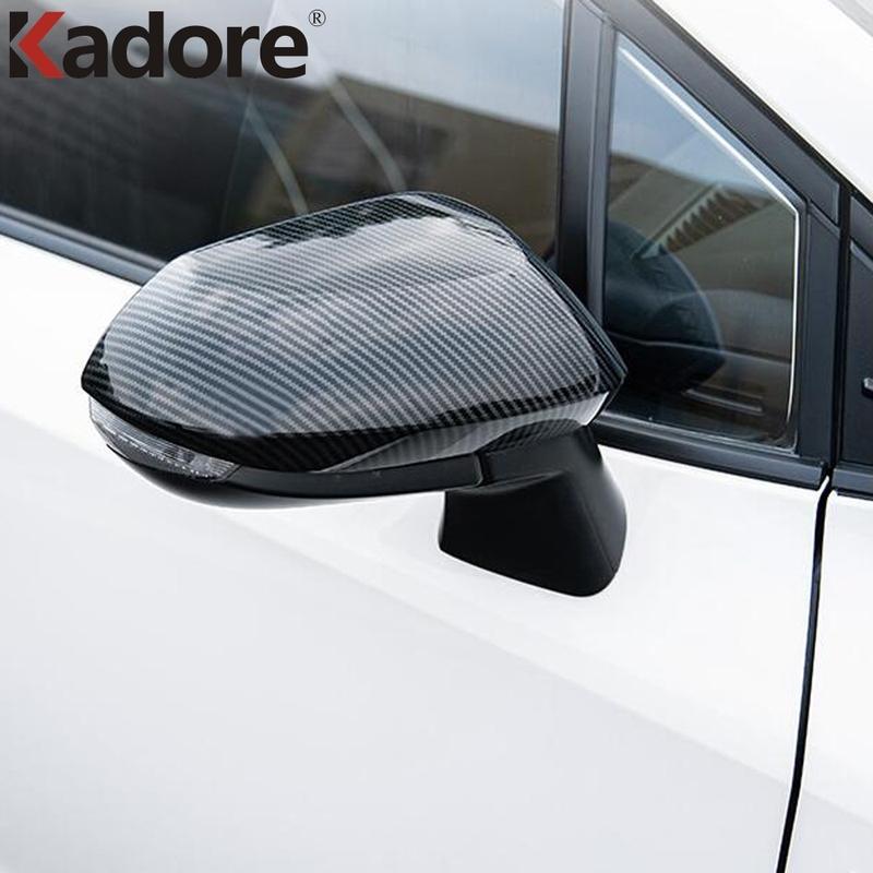 For Toyota Corolla E210 - 2024 Carbon Fiber Car Rearview Mirror Cover Trim Side Wing Mirrors Cap Accessories