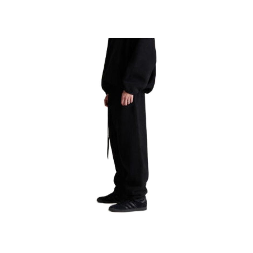 Fear of God Essentials Polar Fleece Pant Jet Black Men Bottoms 130SP244254F
