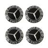 CQN1 4PCS 56mm 65mm Car Wheel Center Hub Emblem Sticker for MERCEDES BENZ W203 W204 W205 W209 W210 W211 W212 W176 W166 W163 W221