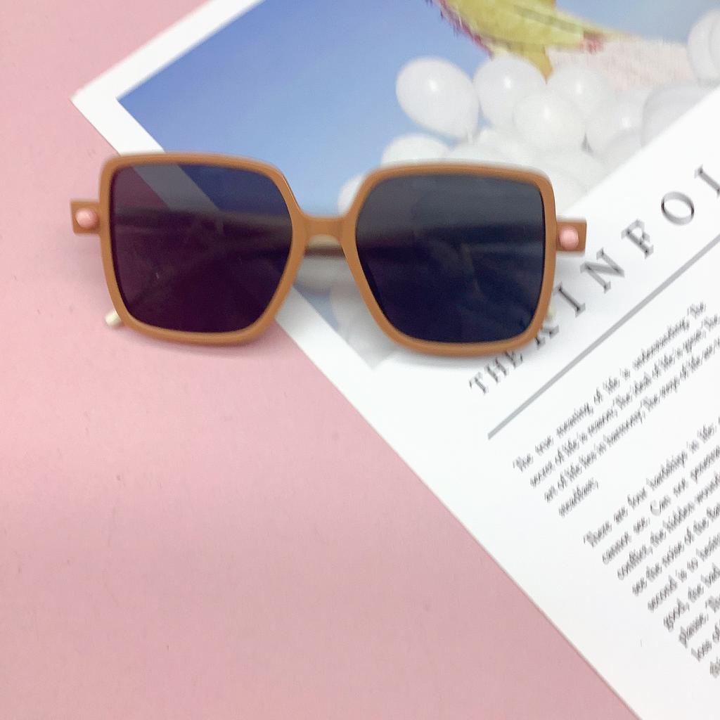 Lunettes de soleil tendance pour enfants avec protection UV pour voyage et mode, lunettes de soleil concaves