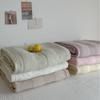 100% Cotton Sand Washed soft Bedspread 220x240cm 1-Piece Summer Quilt Lightweight Cooling Blanket Solid Color Plain Thin Bedding