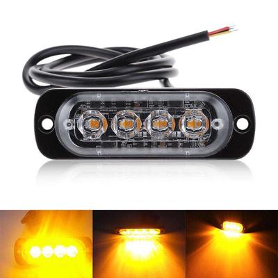 Výbušná mřížka pro nákladní auto 4LED boční světlo osvětlení SPZ vysoce výkonné zábleskové výstražné světlo