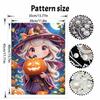 Halloween pearl painting handmade diy art witch pumpkin pearl home decoration painting