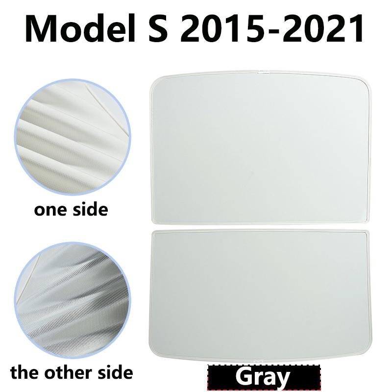 For Tesla Model S Sun Shade Privacy Window Sunshade Foldable Glass Roof Skylight Blind Sunroof Shading ModelS Anti UV Protector