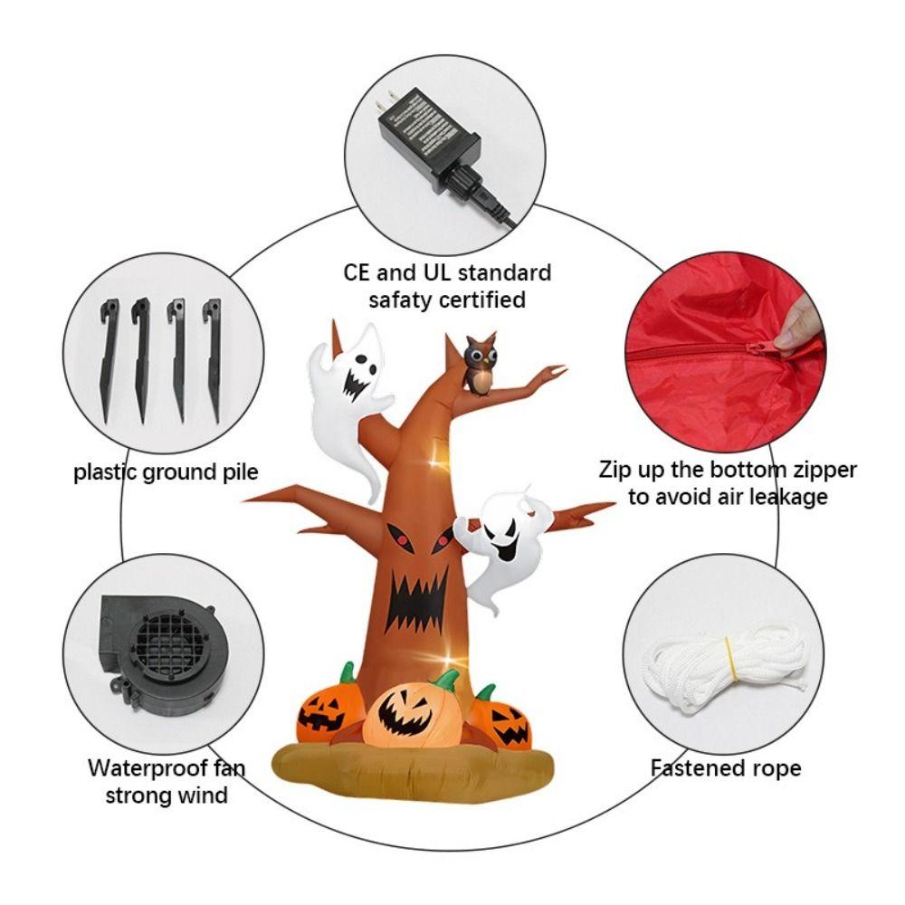 LED Light Inflatable Ghost Lights Polyester Inflatable Model Toys  Indoor Outdoor