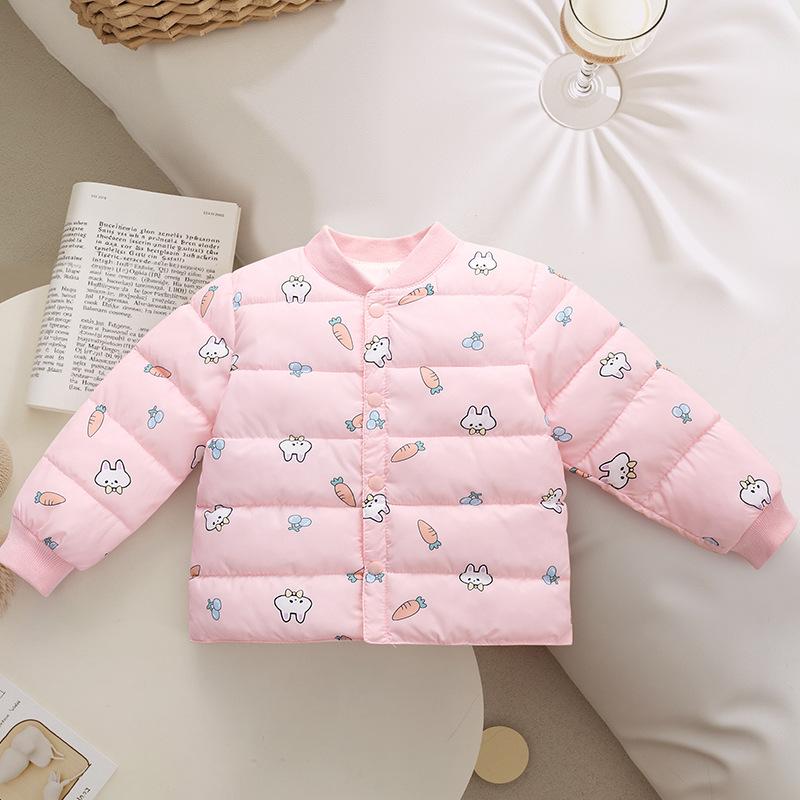Cartoon Thickened Kids Padded Liner Jacket For Boys And Girls Casual Wear