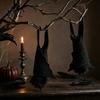 Realistic Bat for Photo Booths Halloween Decorations, Felt Hanging Bats, Spooky Flying Props Durable Decorations Haunted House Party, Indoor