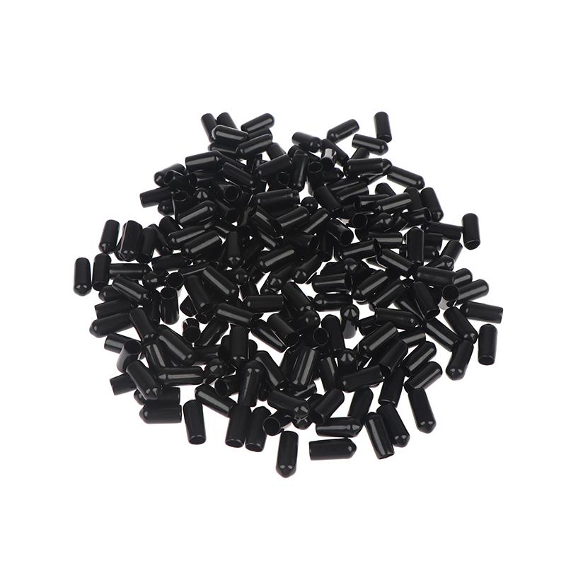 200 Pezzi Protezioni Filettate per Tubi in Plastica Tappi Terminali a Vite in Gomma PVC Resistente Coperchi Mozzo per Raccordi Hardware