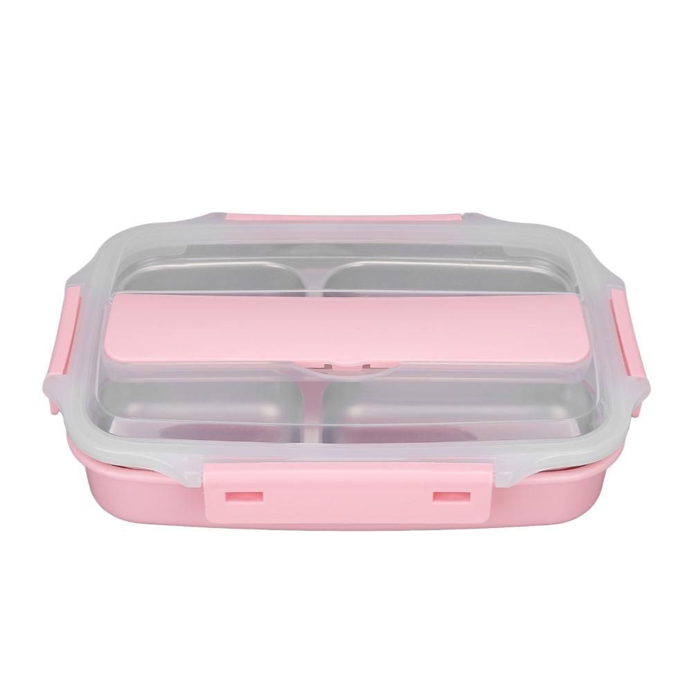 304 Stainless Steel Leakproof Lunch Box 1.2L Bento Lunch Box Cute Insulated Lunch Box  For Office