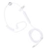 Air Conduit Earphone Single Earbud Spiral Tube Stereo Line Control Type Universal for Smart Phone