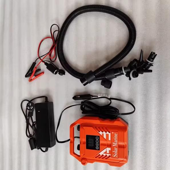 12V High-Pressure Air Pump for Kayaks, Inflatables, and Fishing Platforms