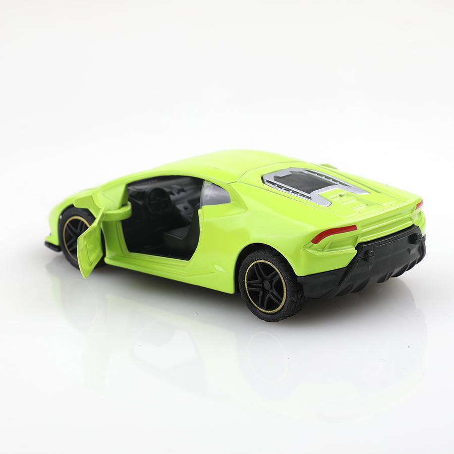 (Bagged) 1:43 SVJ Alloy Pullback Racing Car, a cool 1:43 scale alloy pullback car, a children's toy.