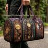 3D Gothic Buntglasdruck Halloween Sporttasche - Multifunktionale Reisetasche