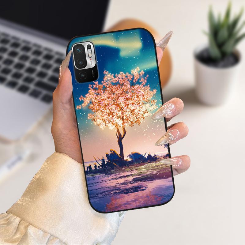 Cases For Redmi Note 10 JE 10JE Stylish Printing Soft TPU Silicone Phone Cover For Redmi Note10 4G 5G Case 10S Protective Fundas