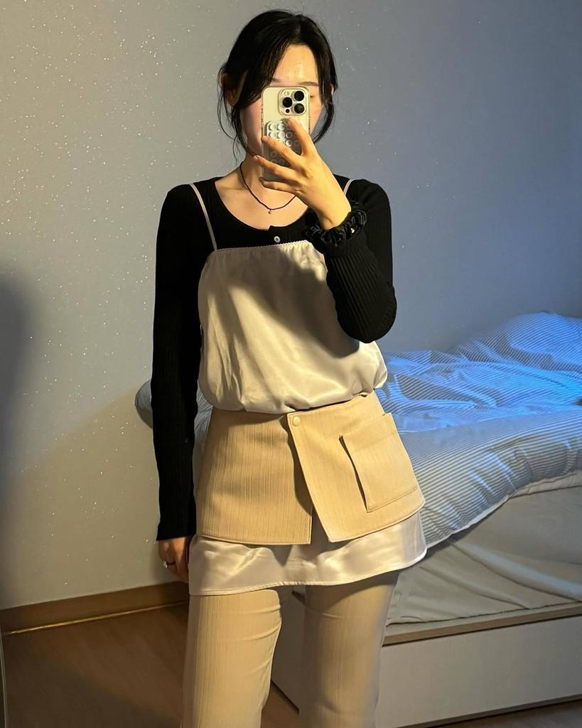 Korean Retro Casual Skirt with Pants - 2024 Collection