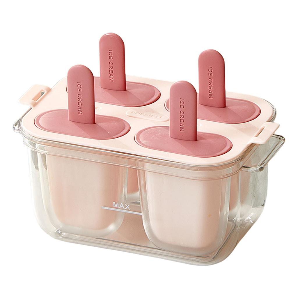Creative Homemade Popsicles Mold Double Layer Ice Cubes Tray Food Grade Ice Cream Maker for Parties Kitchen Supplies