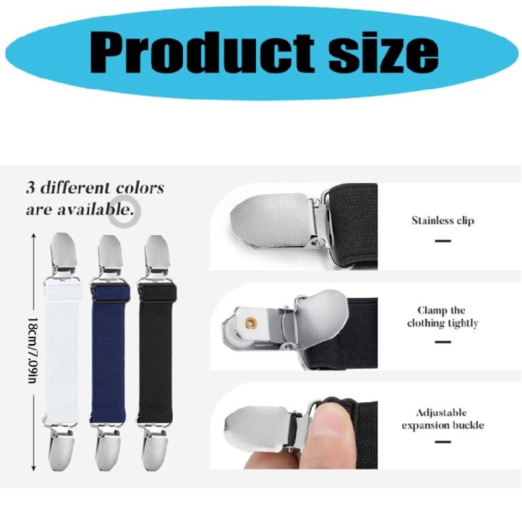 Metal Dress Clip Back Cincher Clip Fastener Belt For Women Various Outfit Adjustable Elastic Clip for Shawls Cardigans