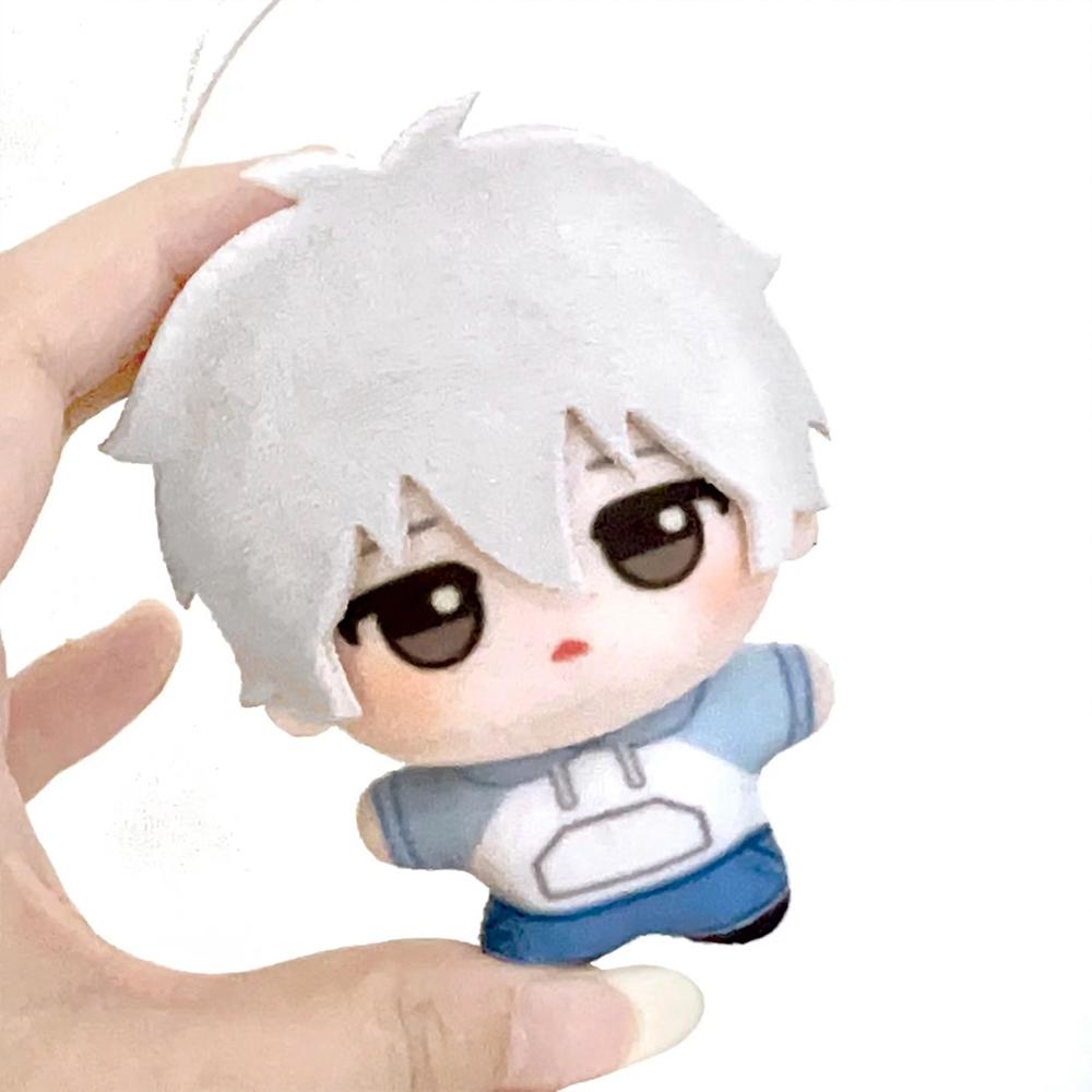 10cm Mini Anime Plush toy Stuffed Doll Seishiro Nagi plushie cute Starfish body doll Bag Pendant Keychain Toy For fans Gifts
