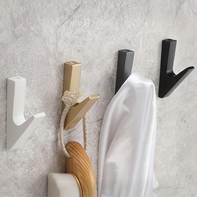 [Aluminiumhaken] 2 Stück Aluminiumlegierung Kleiderhaken | Badezimmer Handtuchhaken, Schlüsselhaken für Zuhause, Hardware-Haken