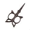 Chinese Household Scissors Carving Handmade Tea Ceremony Accessories Craft for