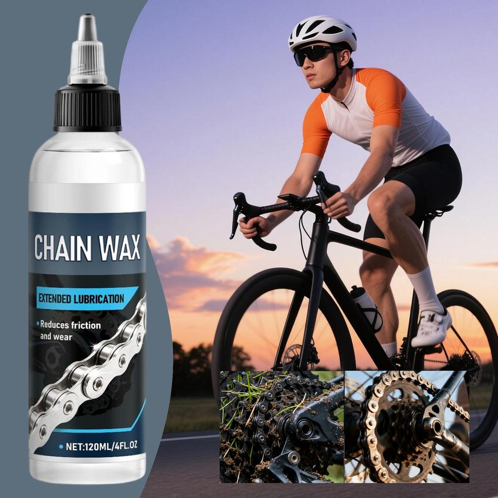 New Dry Lube Bike Chain 120ml Long-Lasting Maintenance Care Lubrication Bicycle Lubricant For Riding Drivetrain Cycling Park