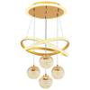 Modern Dining Room Led Chandelier Lighting Three LED Colors Nordic Restaurant Lighting Living Room Chandelier Hanging Lamp