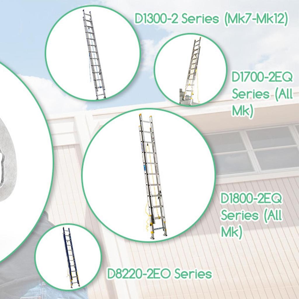 Leiterfüße Aluminium Anti-Rutsch Reparaturwerkzeug Ausziehleiter Ersatz für Dachboden Dach Treppen Werkbank Bohren Pflücken Arbeit Haus