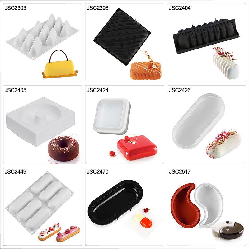 Nymph 6–16 Gitter Silikon Backform Herz Schokolade Gebäck Süßigkeiten Backformen DIY Kuchen Topper Form Zubehör Küche Backen Versorgung