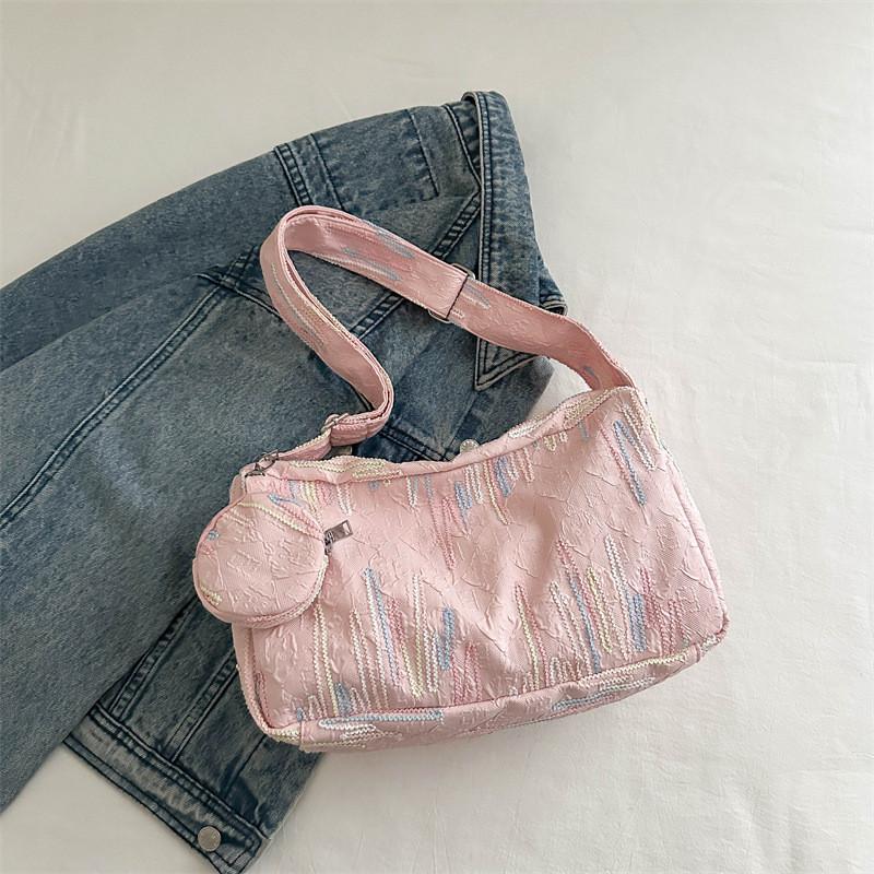 Trendy Large Capacity Tote Bag For Women Stylish Unique Design Summer Crossbody Purse