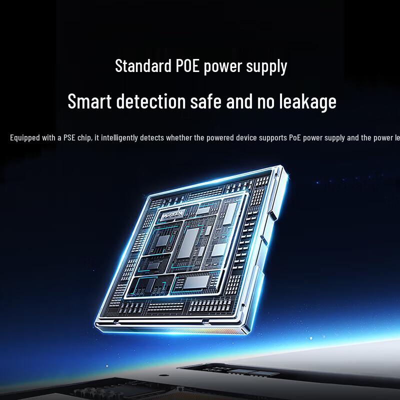 Ugreen 10-Port Full-Gigabit-Ethernet-PoE-Switch