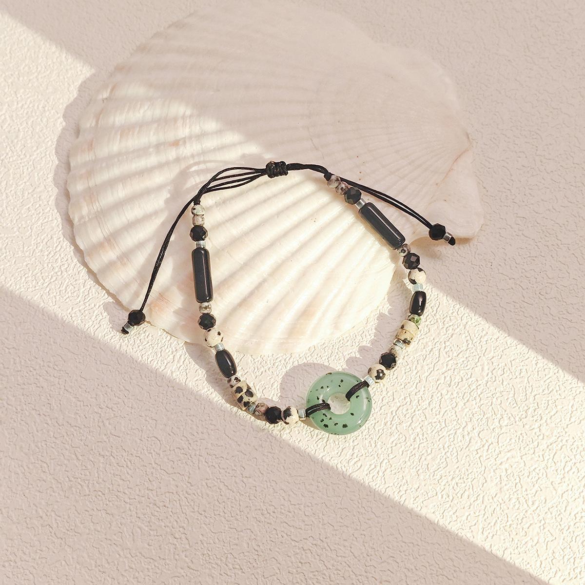 Elegant Handmade Beaded Bracelet: Ping An Kou - Luxurious & Versatile for Women