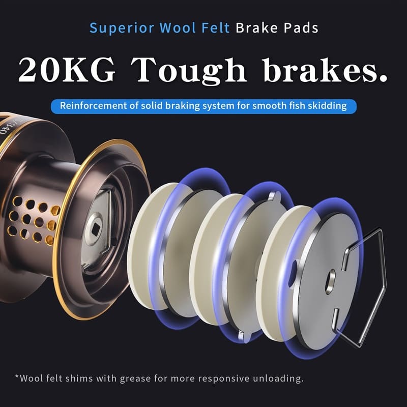 Durable Anti-corrosion Spinning Reel Bearings Explosion-proof Line Suitable for Saltwater Offshore and Offshore Fishing Sea Rod Lure Fishing Gear
