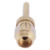 Male Thread Brass Fountain Nozzle Adjustable Direction Jet Water Spray Head with Valve
