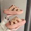 Fashion Summer Women Thick Sole Non-Slip Beach Slides Slippers for Indoor and Outdoor