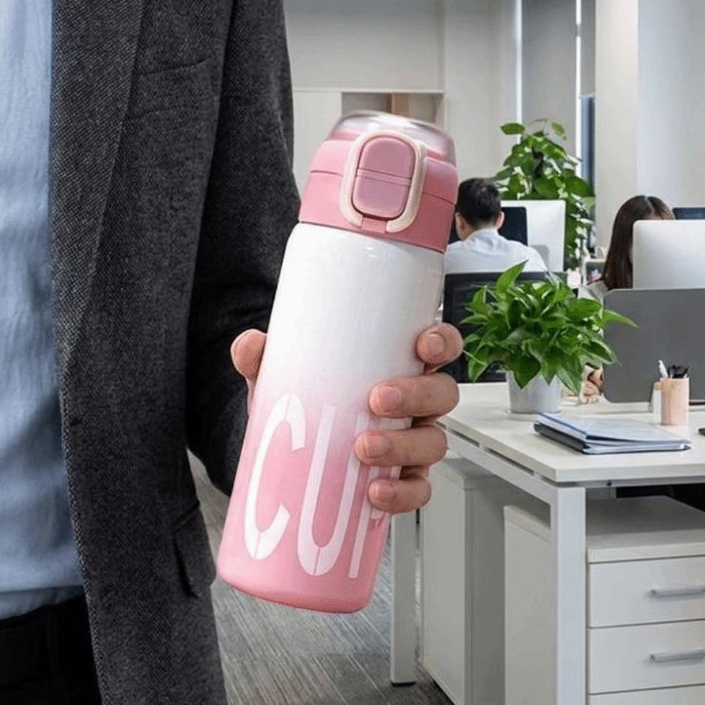 Isolierte Flasche mit großem Fassungsvermögen, auslaufsicherer Thermobecher, Sport-Wasserflasche für Outdoor-Aktivitäten