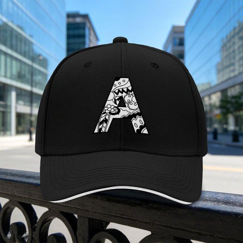 Classic Graffiti Letter A Unisex Baseball Cap Trendy Fashion Hat For Parties Birthdays Outdoor Activities