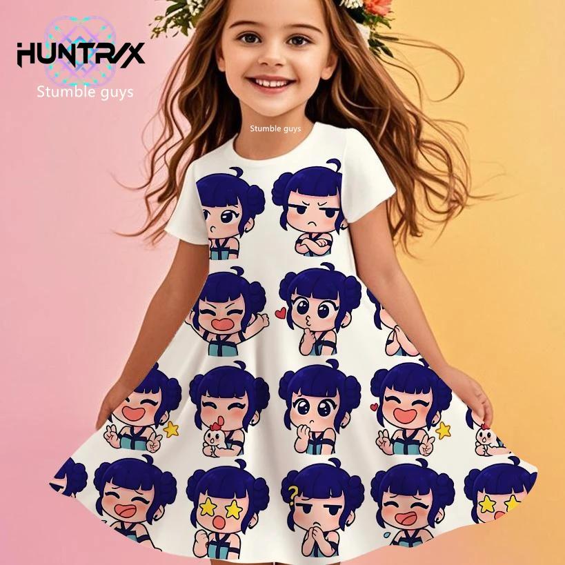 Dziewczęca Sukienka Kpop Łowcy Demonów Zoey Letnia Anime Kreskówka Księżniczka Plażowa Codzienna Piżama