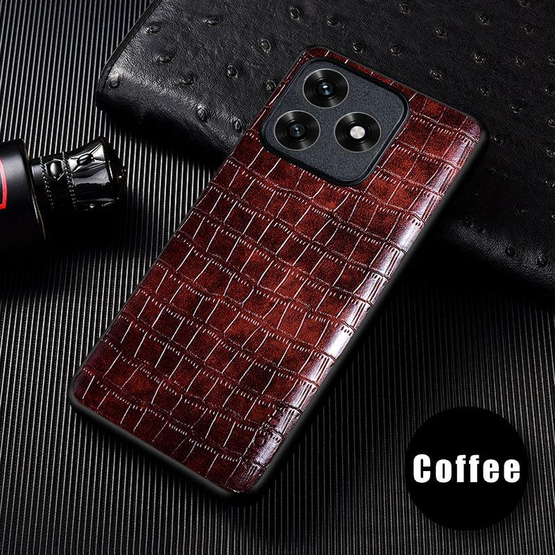 

Luxury Leather Case For Honor X5C X5D Plus Premium PU Slim Fit Design Unti-Scratch Protective Back Cover for Honor X5C Plus case Honor X5D Plus кавовий