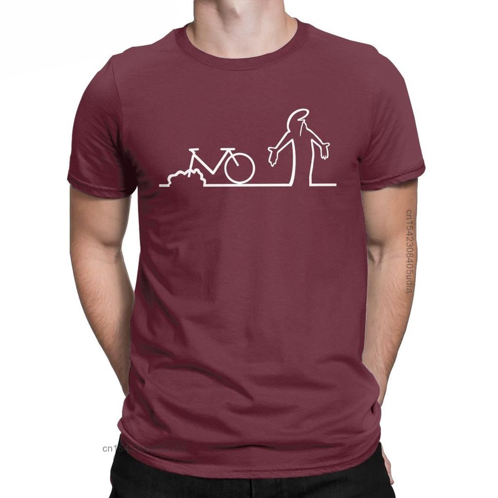 Herren T-Shirt La Linea Bike Erstaunliche Baumwoll-T-Shirts Übergroße Grafik-T-Shirts Vintage Erwachsenen-Print Grafik-T-Shirt für Herren