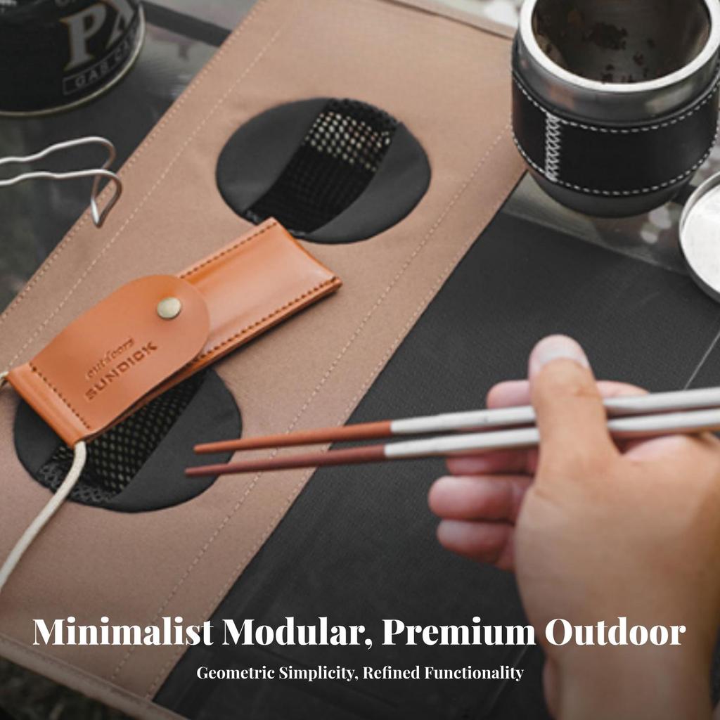 Foldable Chopsticks Portable Eating Sticks Collapsible for Camping