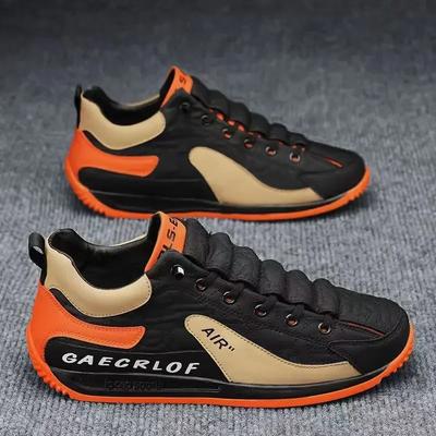 Fashion 2024 New Microfiber Men's Sneakers Fashion Thick Sole Men Casual Shoes Luxurious Breathable Outdoor Soft Sole Male Shoe