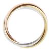 Cartier Trinity Ring K18 Gold (YGxPGxWG) #5.4(US Size) 7g Women Used
