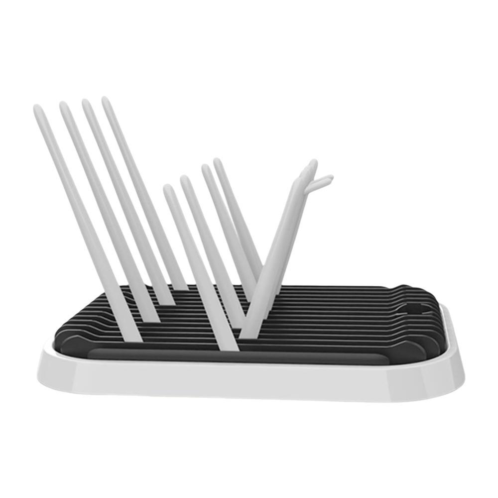 

Прочная сушилка для детских бутылочек, пластиковая сушилка для чистки бутылочек, подставка для хранения с дренажем, предметы первой необходимости для детской комнаты белый