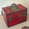 Vintage Wooden Storage Box Portable Decorative Treasure Chests For Jewelry Small Objects And Home Decoration