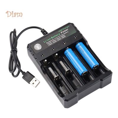 GOODs Universal Smart Oppladbar Li-ion batterilader for 18650 18500 16340 14500