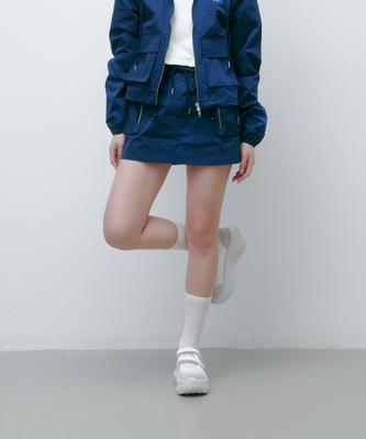 Solteuaenchokollis Out-Pocket Nylon Skirt Pants Navy 4W241Y002
