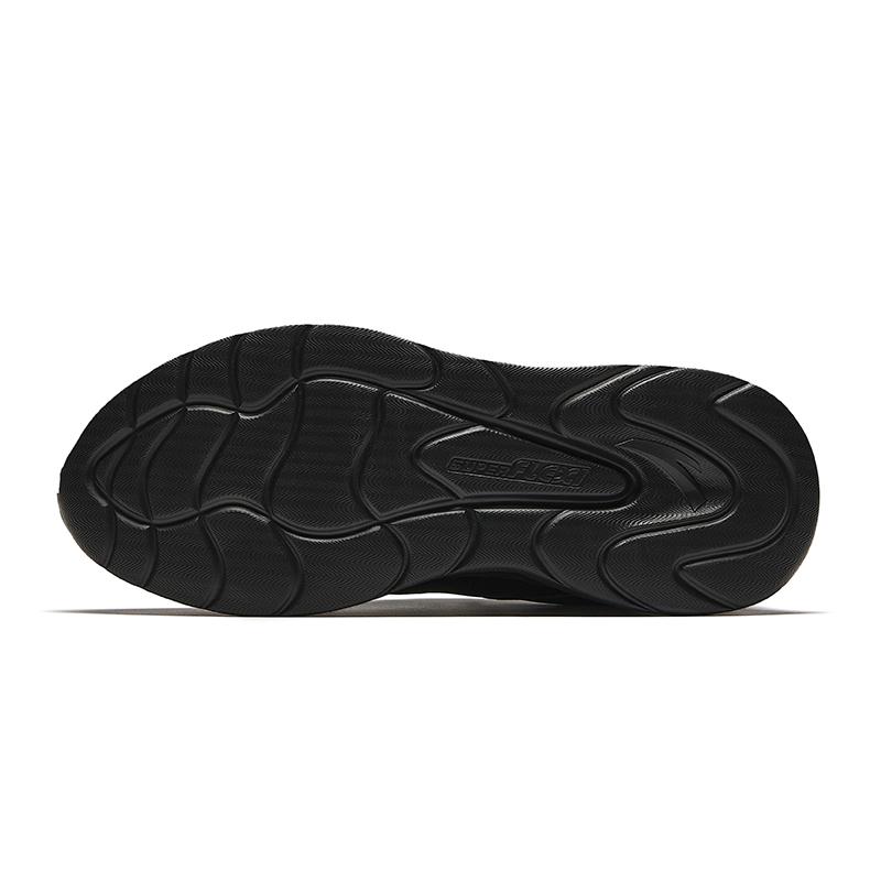 ANTA Men Retro Platform Casual Sneakers All Black 912438808-8