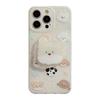 Double Layer Glitter Powder Suitable for Mobile Phone Case Apple 16 Milk Iphone15promax Soft Cover 14 Puppy Stand 11