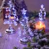 Luminous Electroplated Iron Christmas Tree Ornament Night Light